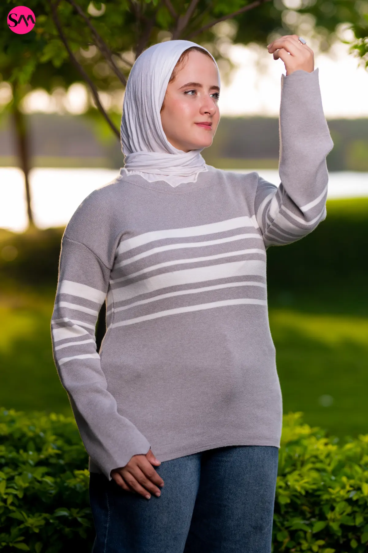 بلوزة مقلم فسطونة - صورة المنتج 5